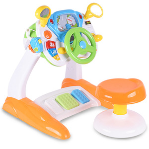 Juguete Educativo de Simulación para Niños en Edad Preescolar, Volante con Sonido Realista y Asiento de Auto - Product Image 1