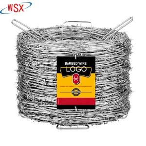 Small order accepted barbed wire manufacture ISO9001 factory