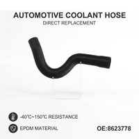 Tuyau de radiateur en caoutchouc EPDM pour système de refroidissement Volvo S60 V70 XC70 S80, référence 8623778 30680923, vente en gros usine