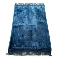 Rascher-alfombra de Iglesia turca, alfombra plegable de oración Islámica