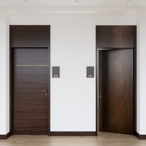 Portes intérieures en bois massif haut de gamme pour appartements et maisons – Vente en gros depuis la Chine - Product Image 2