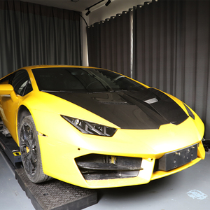 Kit de modification et de protection du capot moteur en fibre de carbone pour Huracan LP580/610 V Style, années 2014-2023 - Product Image 6