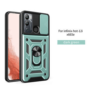 เคสกันกระแทกสำหรับ Infinix Hot 12i พร้อมที่ยึดแม่เหล็กในรถยนต์และขาตั้งแบบวงแหวน สำหรับ Infinix Hot 20S - Product Image 5