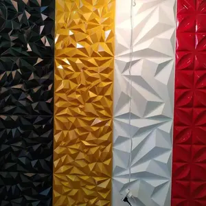 Verschiedene Farbe pared 3d Design Tapete moderne Tapete Wand verkleidung Panel 3d PVC