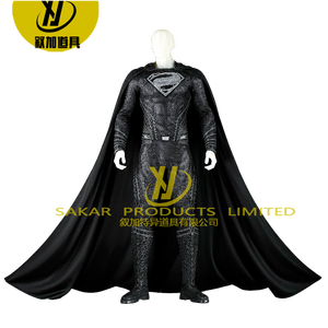 <span class=keywords><strong>Superman</strong></span> Negro Personalizado de Alta Calidad para Hombres Adultos # Trajes de Cosplay de Personajes de Películas para Colección Personal, Vestidos y Tops - Product Image 2