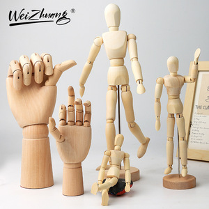 Maniquí <span class=keywords><strong>de</strong></span> <span class=keywords><strong>Madera</strong></span> <span class=keywords><strong>de</strong></span> 33 cm (12 Pulgadas) Ajustable con Soporte, <span class=keywords><strong>Figura</strong></span> <span class=keywords><strong>Humana</strong></span> <span class=keywords><strong>Articulada</strong></span> para Dibujo - Product Image 3