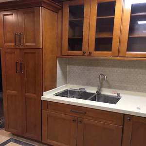 Gabinetes de Cocina de Madera Maciza Integrados de Estilo Europeo Moderno y Minimalista, Venta al por Mayor, Encimeras de Cuarzo Sin Ensamblar - Product Image 4