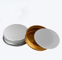 Flacon en verre borosilicate de 47 mm avec bouchon en aluminium, flacon de distribution d'échantillons scellé, flacons pharmaceutiques pour capsules