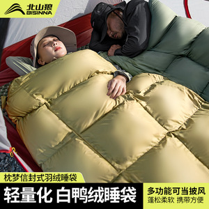 Beishanlang Envelope Sleeping Bag 820g Nylon Windproof Adult Camping Winter Warm Outdoor Use - Product Image 4