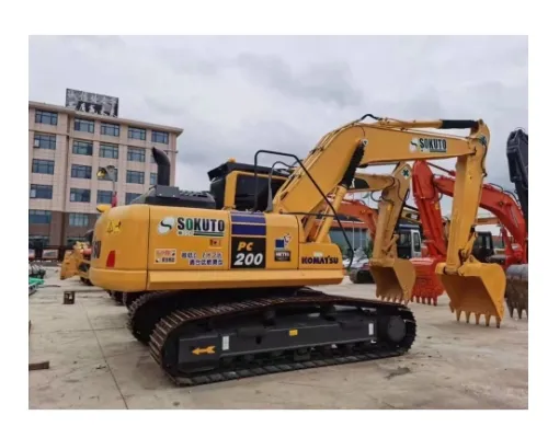 Construction Engineering Excavator PC220 90% New Excavator Export First Hand Supply Site Trial Machine