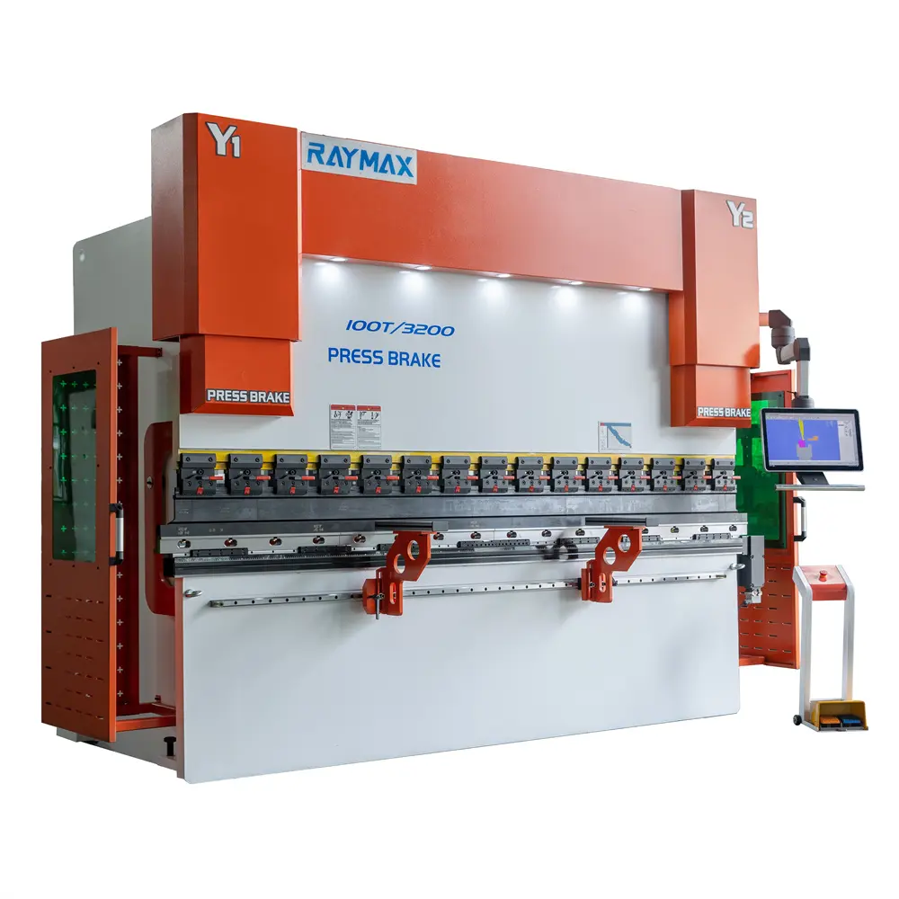 100T 3200mm Sheet Metal Bending Machine CNC Hydraulic Press Brake Machine