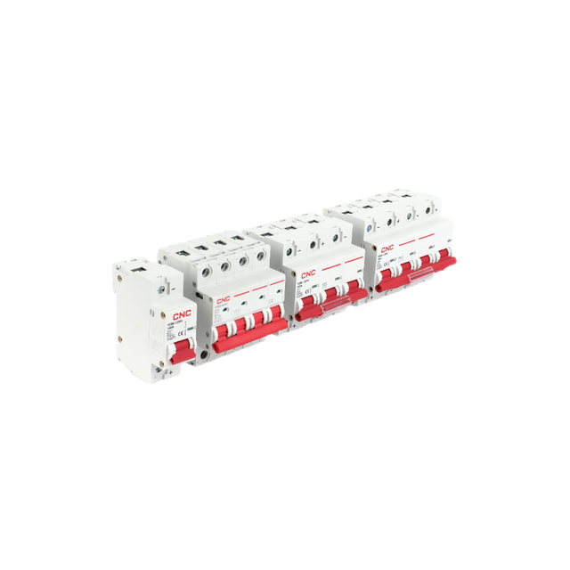 CNC Electric 6ka Dc Mcb 1000v 1p 2p 3p 4p 63A 80A 100A 125A Curve Dc Miniature Circuit Breaker Mcb