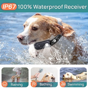 Collar de choque electrónico para entrenamiento de perros 2025 con bloqueo de seguridad remoto de 3280 pies recargable IP67 a prueba de agua - Product Image 5