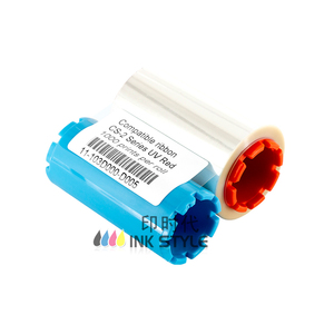 Compatibile per stampante Hiti CS220e CS200e ID Card Ultra <span class=keywords><strong>viola</strong></span> nastro CS-2 colore rosso UV-1000 immagini - Product Image 1