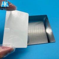 Plaque en céramique de zircone colorée ZrO2 polie miroir, dureté saphir et profil ultra-fin pour appareils intelligents