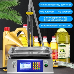 High Quality 20g-10kg Panel Display Bottle Edible Engine Oil Filler Drink Pump Vial Household Automatic Weighing Filling Machine - Product Image 3