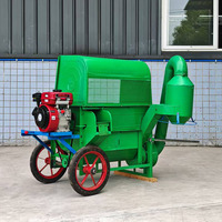 Machine agricole multifonctionnelle mini décortiqueuse de maïs, batteuse de céréales, pour riz paddy, soja, blé, sorgho et riz