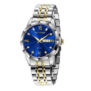 Reloj de cuarzo minimalista informal resistente al agua para hombre, calendario luminoso, estilo de regalo - Product Image 2