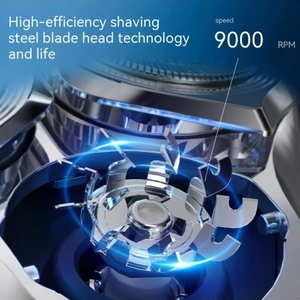 Rechargeable Electric <b>Shaver</b> IPX7 Waterproof Triple Blade 3D Rotary Electric <b>Shaver</b> for Men Household Hotel Use - Product Image 4