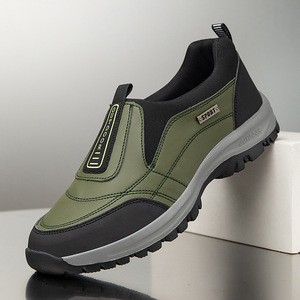 Chaussures de randonnée légères et confortables pour hommes, antidérapantes, avec empeigne en mesh PU, semelle intermédiaire en caoutchouc et doublure en coton pour toutes les saisons - Product Image 1