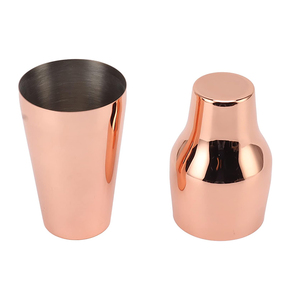 Misturador de Martini Francês de Aço Inoxidável Revestido de Cobre de 650ml, Shaker de Coquetel Premium em Duas Peças para Casa e <span class=keywords><strong>Bar</strong></span> - Product Image 3