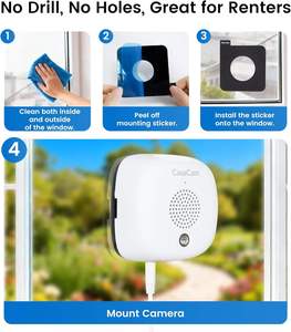 Windowcam <span class=keywords><strong>Pro</strong></span> 2K 3MP กล้องติดหน้าต่างในอาคาร, กล้องสปอตไลท์ตรวจจับการเคลื่อนไหวอัจฉริยะสามารถมองเห็นกลางคืนได้สีเต็มรูปแบบ - Product Image 2