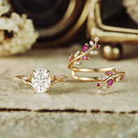 Bague en acier inoxydable plaqué or 18 carats PVD, imperméable et anti-ternissement, de la marque Fanhua