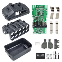 Untuk BSL36A18/BSL36B18 18V/36V 21700*10 Sel Baterai Kotak Plastik Kosong Kit Housing dengan BMS untuk Penggantian Baterai Alat 18V 36V