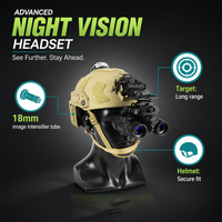 Dispositif de vision nocturne portable/montable sur casque PVS31 IP68 étanche, haute résistance, module élevé, multi-usages, génération 2+/génération 3