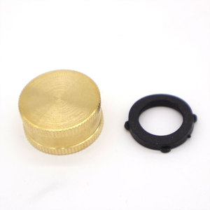 Nissin Brass Water Plug 34GHT Forged Durable Waterproof Pipe Connector For Garden Hose Car Wash - Product Image 1