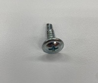 Vis autoforeuse à tête en acier C1022, finition zinguée CR3+, tête en acier modifiée, longueur 19 mm, filetage M4.8, haute qualité