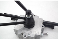 Caja de Control para Mezcladora de Acero GJ1102C con Control de Dos Palancas para Acelerador y Bomba