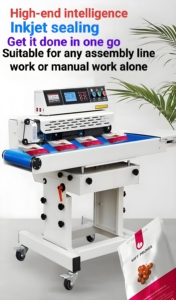 210BP Heat Sealing Machine Automatic <strong>Coding</strong> Date Time <strong>Batch</strong> <strong>Number</strong> Inkjet Sealing Machine for Tea Bags - Product Image 2