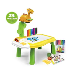 儿童益智玩具可爱画桌骆驼投影学习桌儿童画板