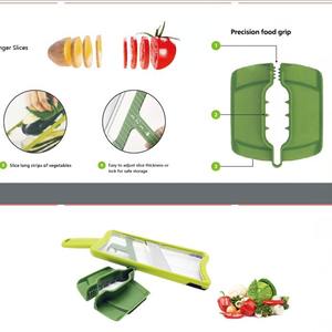 MHK30 Kitchen Accessories Vegetable <b>Fruit</b> Slicer Multifunctional Manual Vegetable <b>Cutter</b> 3 in 1 Adjustable Slicer - Product Image 6