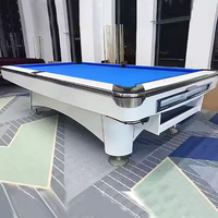 Table de billard et de snooker professionnelle pour l'extérieur ou l'intérieur, table de billard durable en ardoise