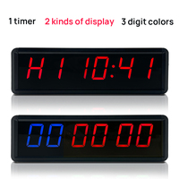 YIZHI Portable LED 1.8 pouces numérique intervalle entraînements minuterie multifonction compte à rebours compte à rebours chronomètre avec télécommande