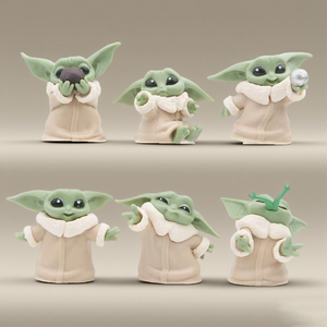 Figura de Juguete Pequeña de Mago Espacial de Fantasía Verde Jedi, en Oferta, para Máquina Expendedora de Cápsulas y Huevo Sorpresa - Product Image 1