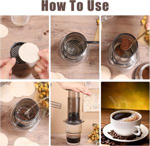 Filtro de Papel Redondo para Café de 60 mm, Sin Blanquear, Filtros de Papel Desechables para <span class=keywords><strong>Cafetera</strong></span> <span class=keywords><strong>Aeropress</strong></span>, <span class=keywords><strong>Cafetera</strong></span> Mocha y <span class=keywords><strong>Cafetera</strong></span> Espresso - Product Image 4
