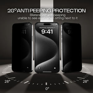 Protector de Pantalla de Vidrio Templado Anti-Espía de Fácil Remoción a Precio de Fábrica para iPhone 13 14 15 17 Pro Max Teléfono Móvil <span class=keywords><strong>APP</strong></span> - Product Image 3