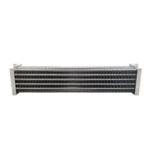 Cooling element condenser/evaporative with copper tube and aluminium fin