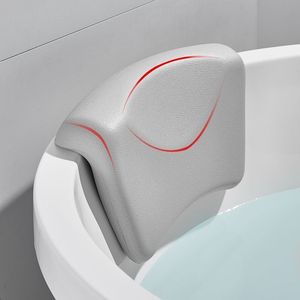 Coussin de baignoire Andefu gris antidérapant, appui-tête pour baignoires, coussin de sécurité - Product Image 1