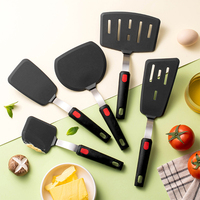 Ustensiles de cuisine très vendus, spatule en silicone, ensemble d'ustensiles de cuisine en silicone, ensemble de spatules larges en silicone