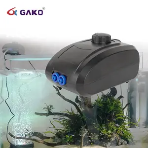 GAKO 4w 고품질 7.5cm * 14cm ABS 소재 도매 산소 작은 수족관 공기 펌프 수족관 물고기 탱크