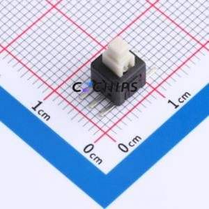 PS-5850SVB-6PNW Push Button Switch SMD Switch No Lock Rectangle Plunger 500mA 24V - Product Image 1