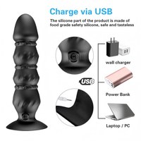 Fernbedienungsfähiger Analer Butt Plug Prostata-Vibrator für Männer Masturbations-Massagegerät Silikon Aufblasbares Anales Sexspielzeug