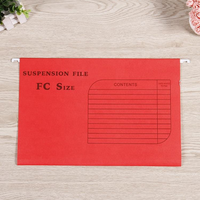 Archivo de suspensión de carpetas de almacenamiento de documentos colgantes con pestañas coloridas de mezcla de tamaños FC/A4