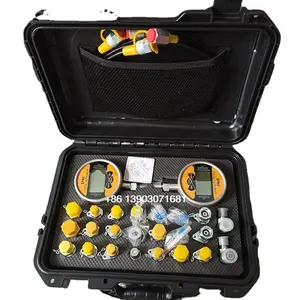 Hydraulic Hammer 0-60 Mpa XZTK-70MD Pressure Test Gauge Diagnostic Tool Adapter Precision Digital Pressure Gauge