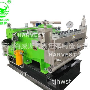 ปั๊มแรงดันสูงแบบลูกสูบ Whale รุ่น HW500 15000psi 30ลิตร/นาที สำหรับงานรื้อถอนคอนกรีต ขับเคลื่อนด้วยมอเตอร์แนวนอน ผลิตจากสแตนเลส 316 - Product Image 4