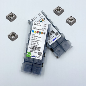 Dao tiện ngoài Iscar CNMG 120412-TF IC907 chính hãng, phủ TiCN, chịu nhiệt cao, dùng cho thép không gỉ và gang đúc, độ cứng cao - Product Image 1